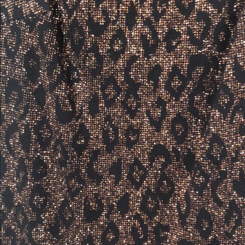 Glimmering Leopard Print Evening Gown - image 3